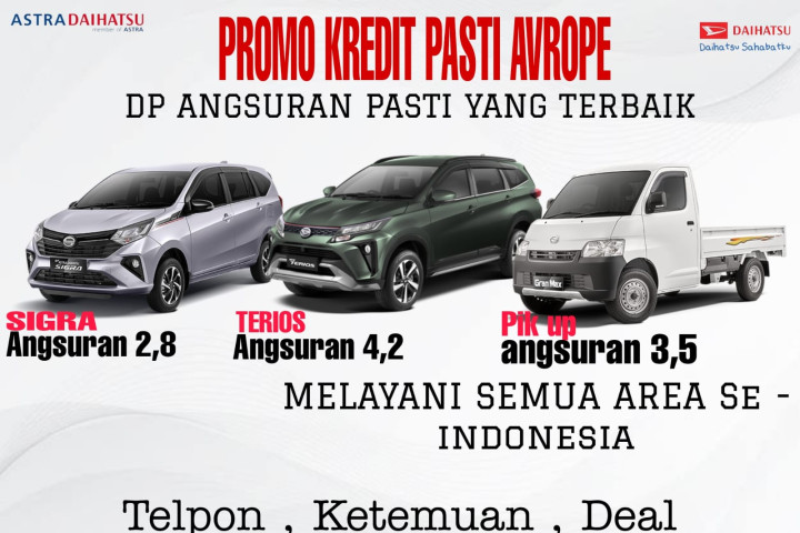 Promo Kredit Daihatsu pamulang